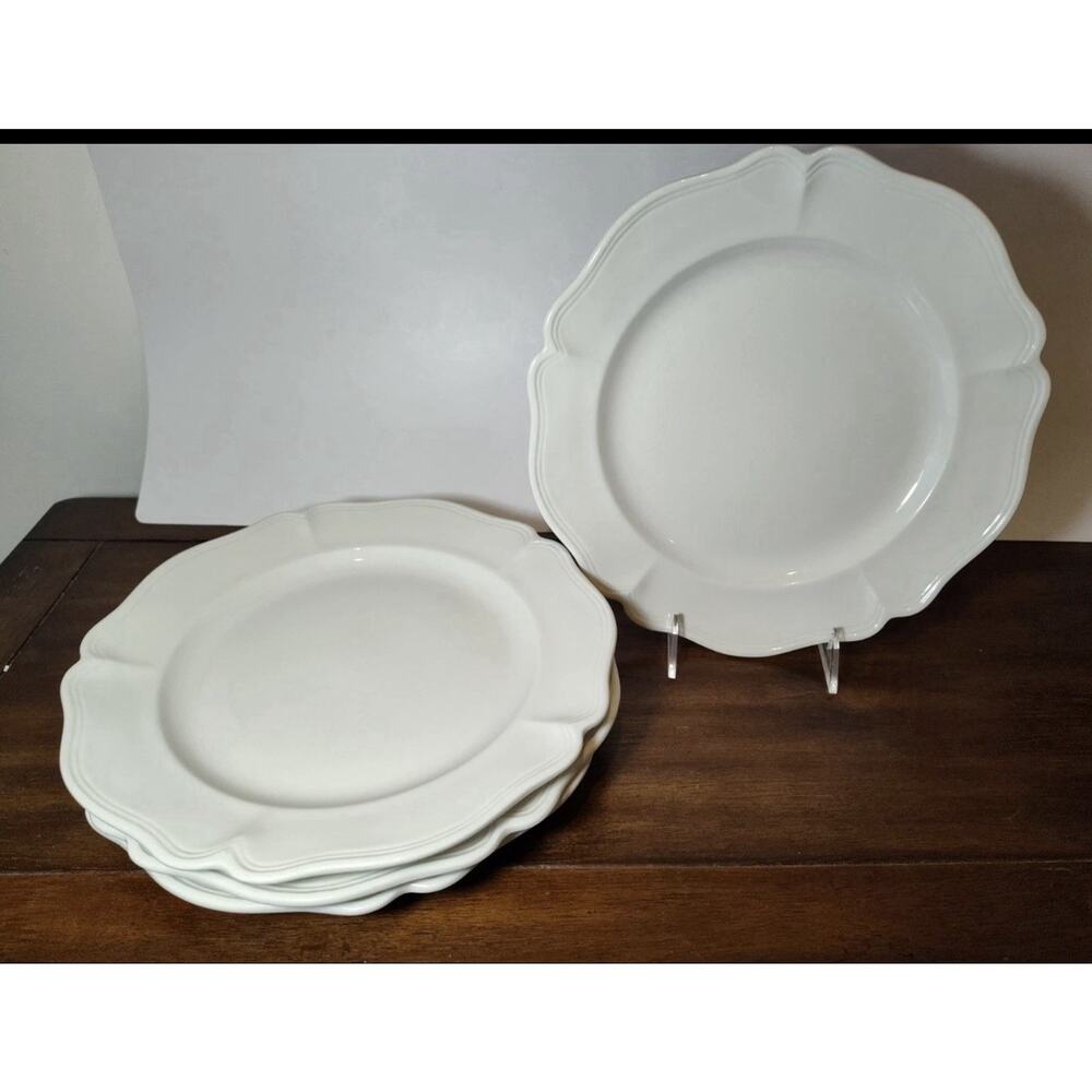 Set of 3 Red-Cliff Ironstone HEIRLOOM White Dinner Plates 11” Fine China